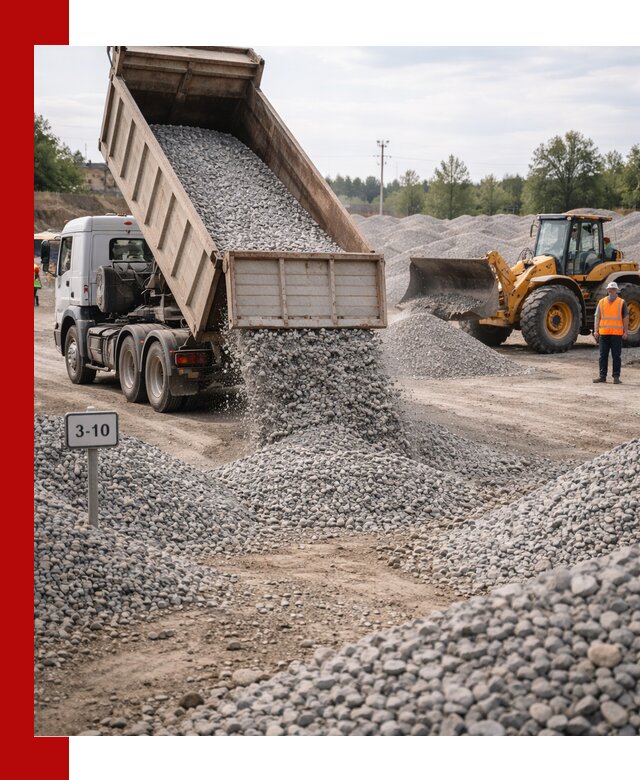 Гранитный щебень фракции 3–10: доставка и продажа в Вольске