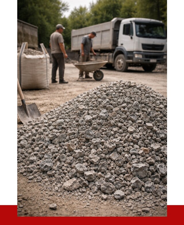 Гранитный щебень фракция 20-40 в Вольске от 3241 руб. ПРОНЕРУДВль