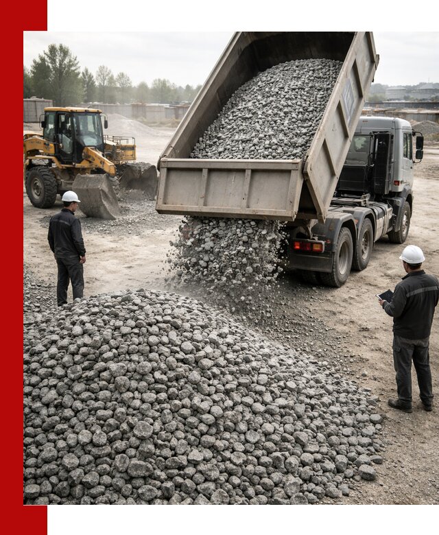 Доставка гранитного щебня фракции 20-40 в Вольске
