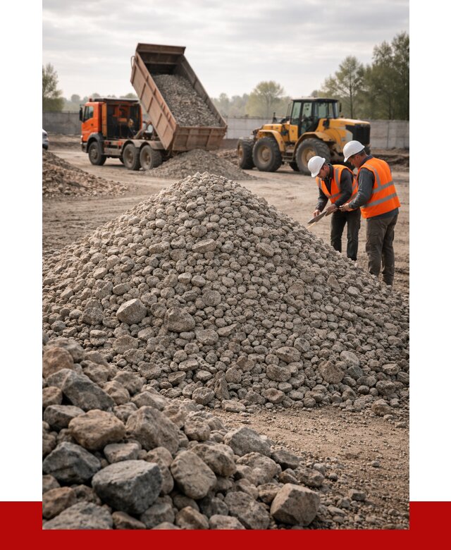 Гранитный щебень фракция 40-70 в Вольске от 2532 руб ПРОНЕРУДВль