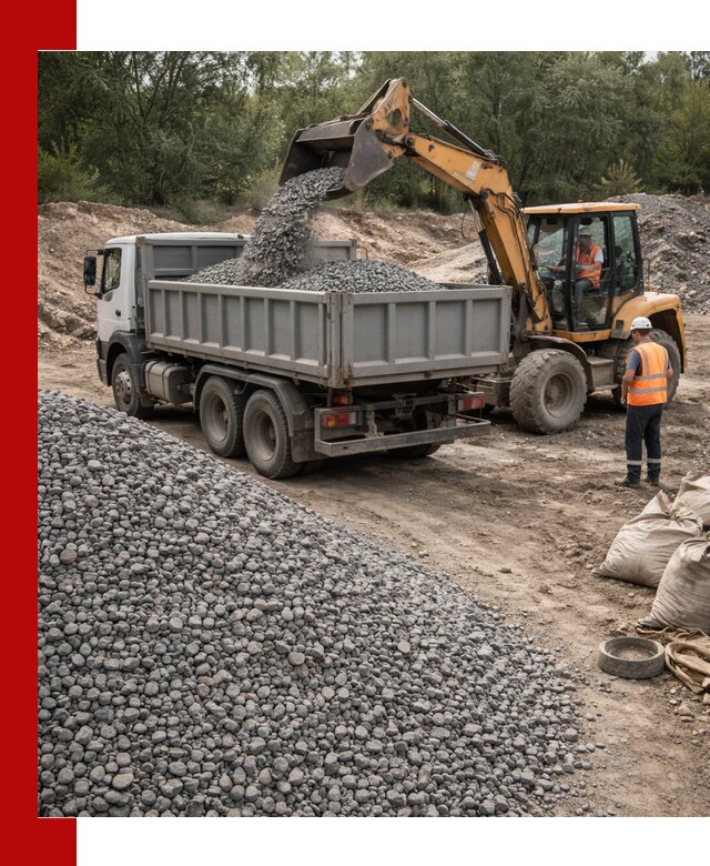 Доставка гравийного щебня в Вольске оптом и в розницу