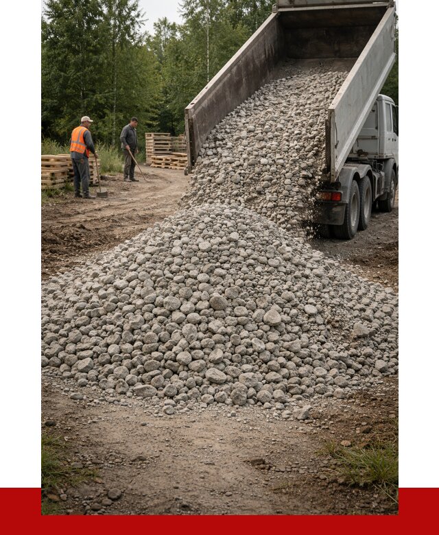 гравийный щебень фракция 70-120 в Вольске от 2481 р. ПРОНЕРУДВль