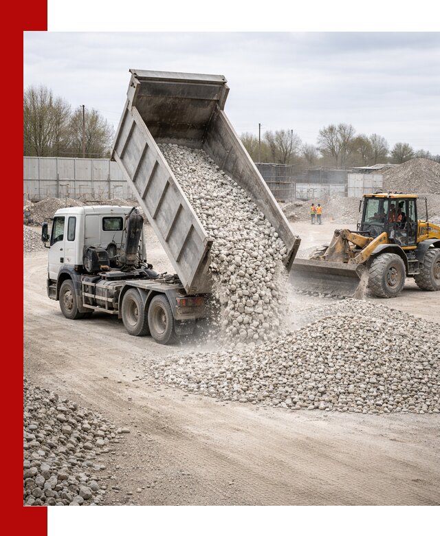 Доставка и продажа известнякового щебня в Вольске