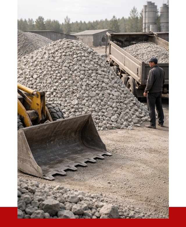 Известняковый щебень фракция 40-70 в Вольске от 4253 р. | ПРОНЕРУДВль