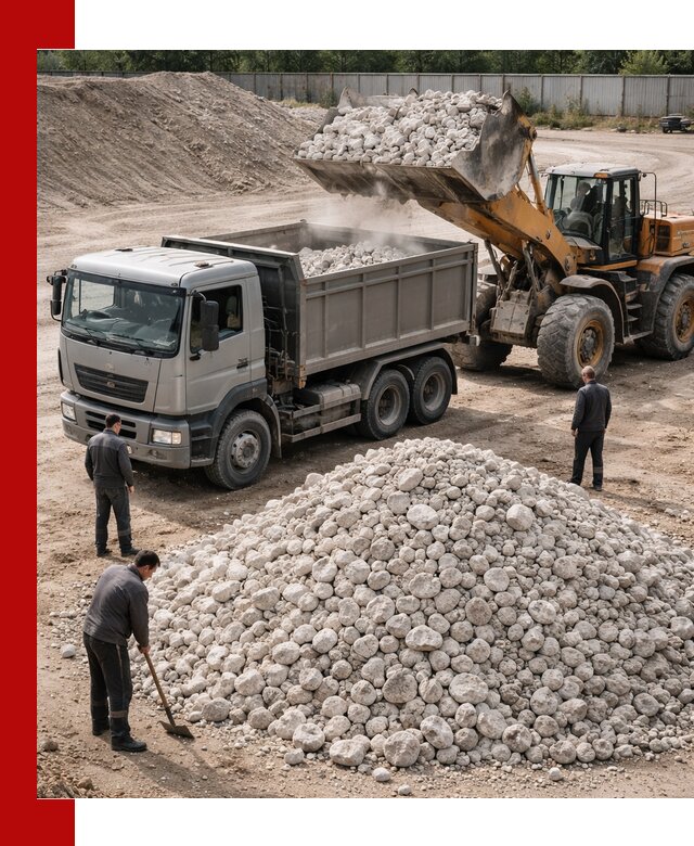 Известняковый щебень фракция 70–150 с доставкой в Вольске