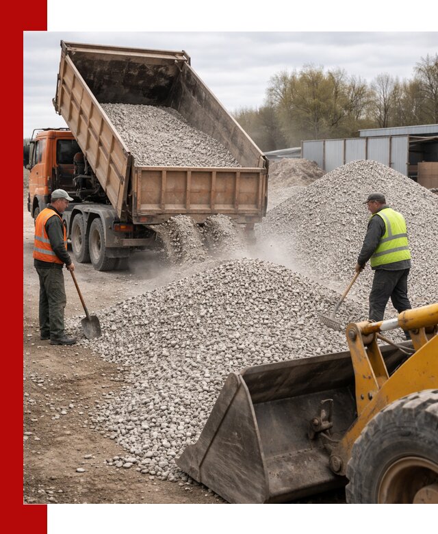 Доломитовый щебень фракции 5-20 с доставкой в Вольске