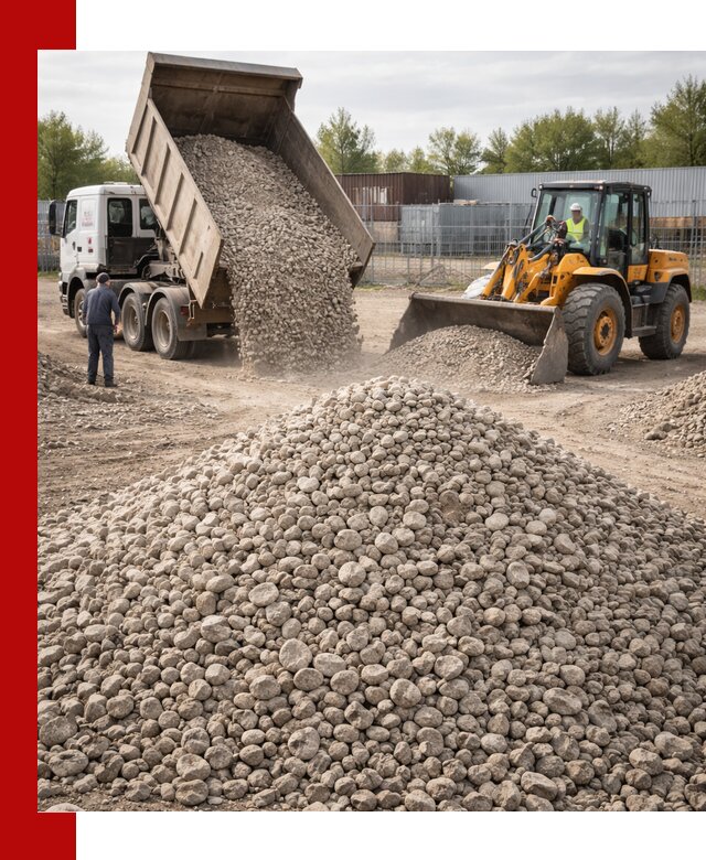 Доломитовый щебень фракции 20–41 с доставкой в Вольске