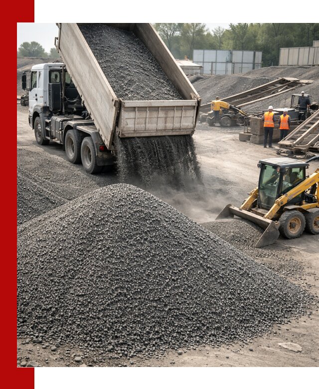Вторичный щебень фракция 0–5 с доставкой в Вольске
