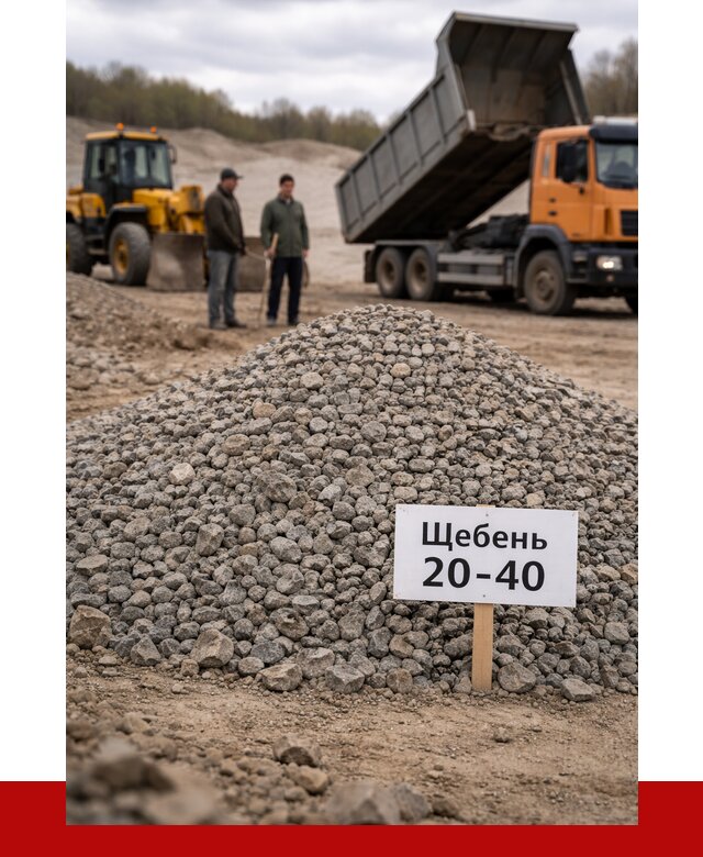 Бетонный щебень фракция 20-40 в Вольске от 2481 р. | ПРОНЕРУДВль