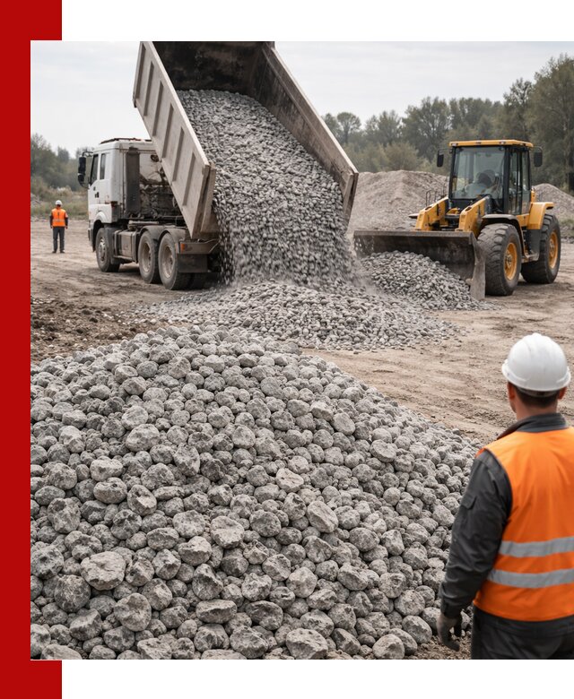 Доставка бетонного щебня фракции 20-40 в Вольске