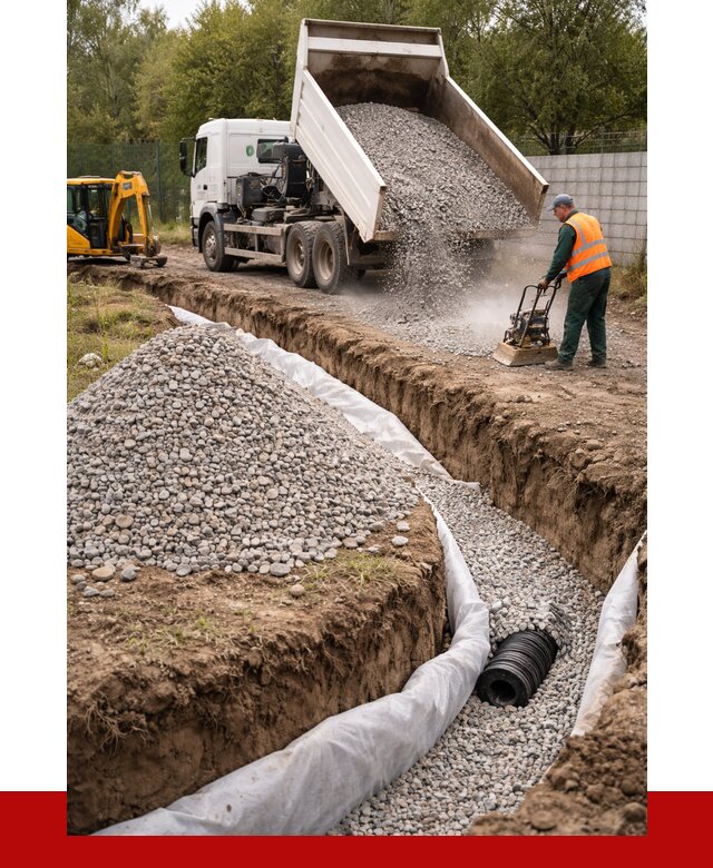 Щебень для дренажа в Вольске от 1873 р., ПРОНЕРУДВль доставка