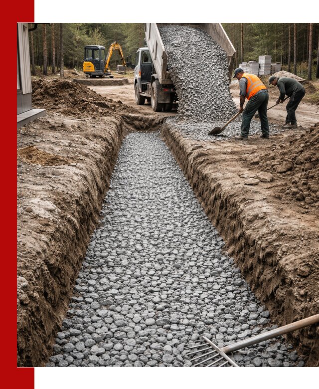 Щебень для дренажа с доставкой в Вольске высокого качества