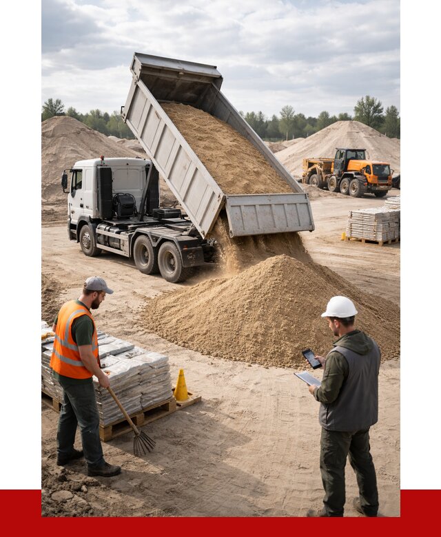 Карьерный песок с доставкой в Вольске от 3646 р. ПРОНЕРУДВль