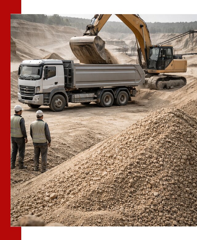 Карьерный крупнозернистый песок с доставкой в Вольске