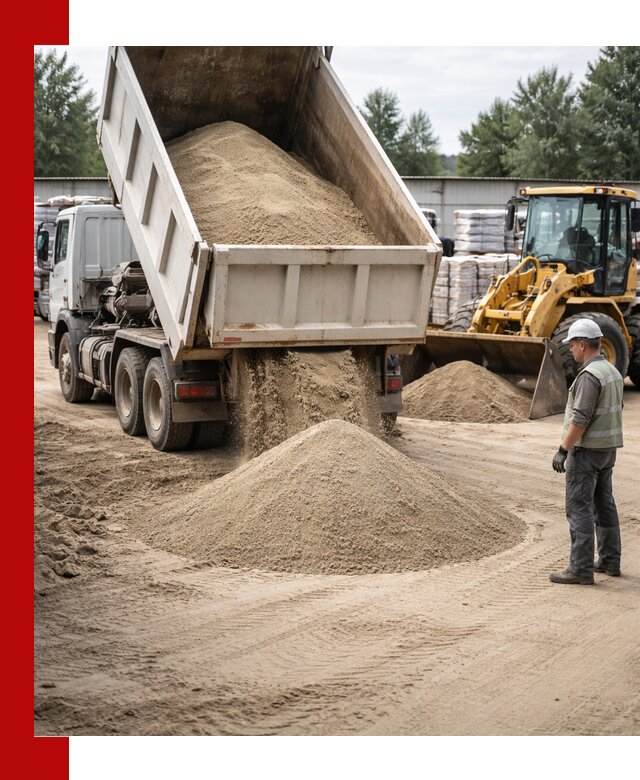 Поставка и доставка песка для бетона в Вольске