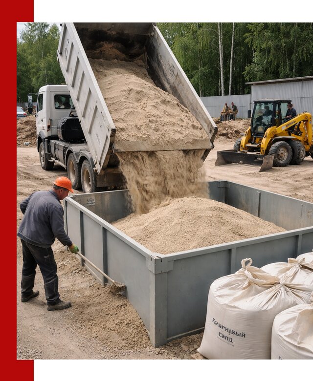 Кварцевый песок для фильтра в Вольске — доставка и качество