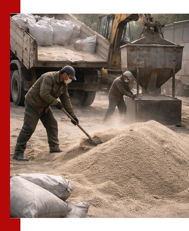 Кварцевый песок для пескоструя в Вольске — доставка и качество