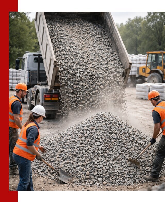 Доставка гравия и камня в Вольске оптом и в розницу