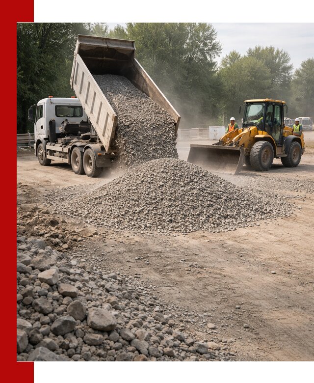 Гравий фракция 5–20 доставка в Вольске оптом и в розницу
