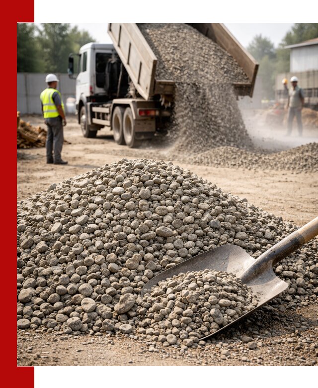 Доставка гравия фракции 20-40 в Вольске с самосвалами