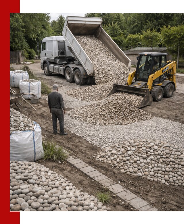 Доставка морской гальки оптом и в розницу в Вольске