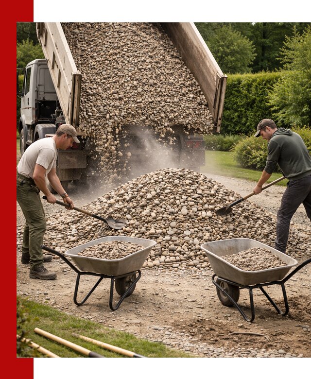 Доставка и продажа декоративной гальки в Вольске