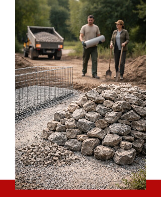 Камень для габионов фракция 100-200 в Вольске от 4861 р. | ПРОНЕРУДВль