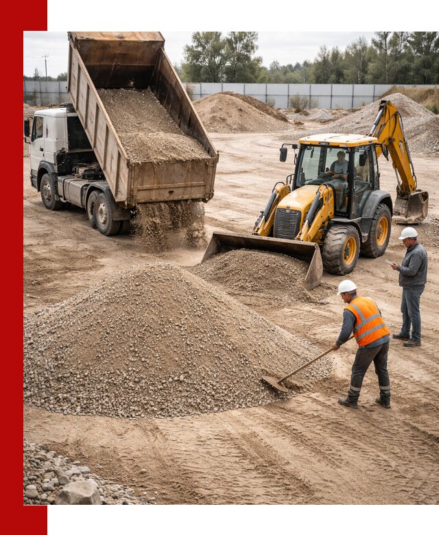 Поставка и доставка ПГС С4 в мешках и самосвалах в Вольске