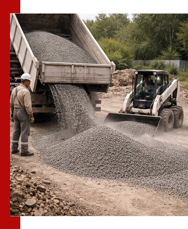 Доставка гравийного отсева 0-5 в Вольске оптом и в розницу