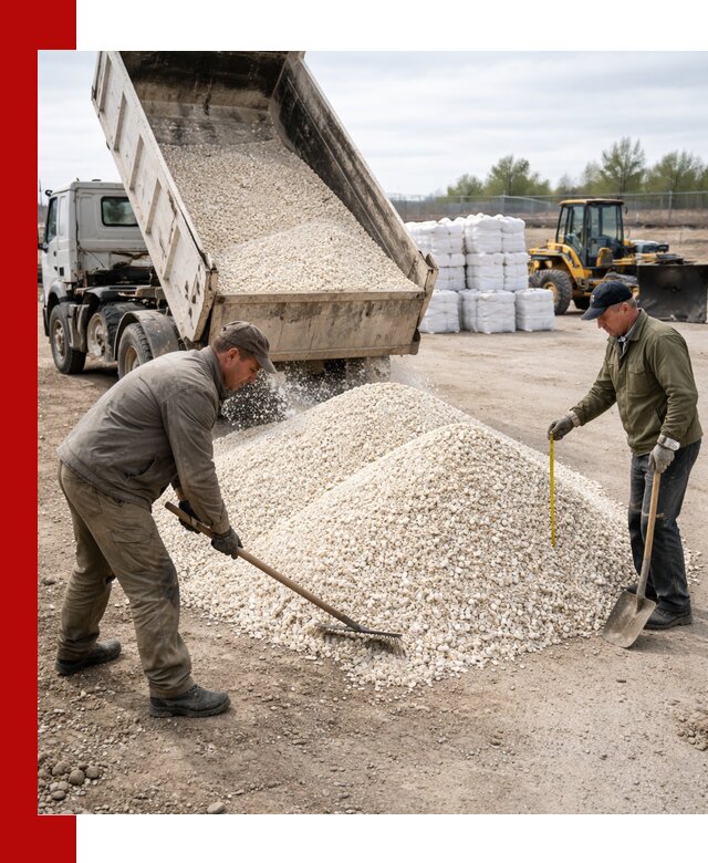 Мраморная крошка с доставкой и разгрузкой в Вольске