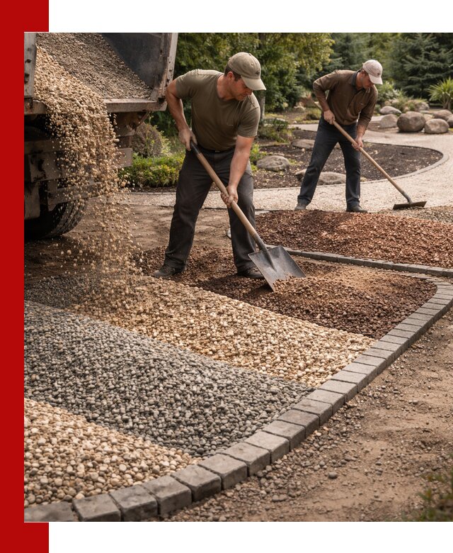 Декоративная крошка для ландшафта в Вольске — продажа и доставка