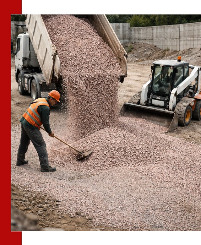 Крошка розовый гранит с доставкой в Вольске от производителя