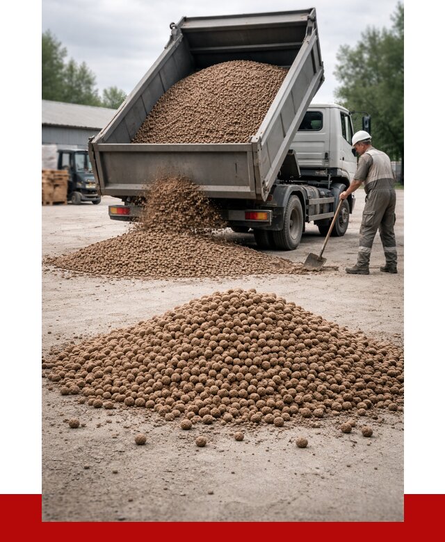 Керамзит с доставкой в Вольске от 4253 р. за м3 | ПРОНЕРУДВль