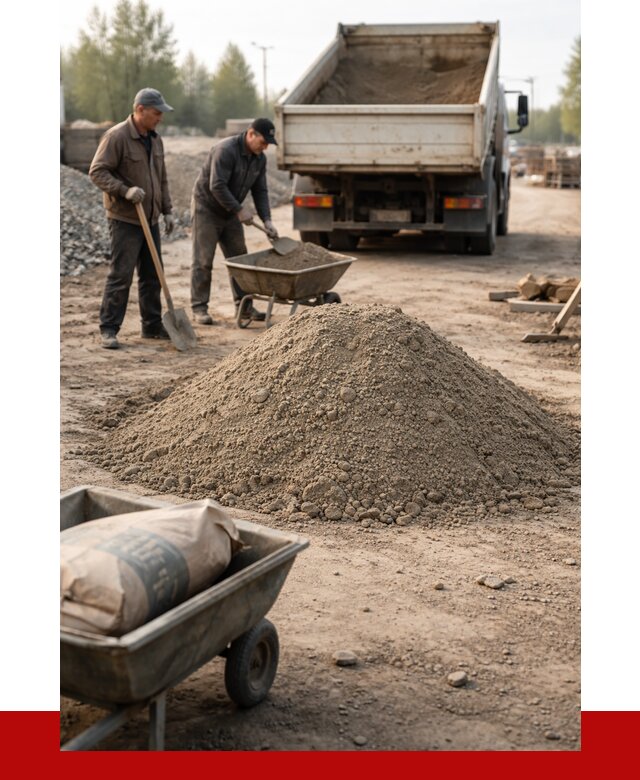 Цементно-песчаная смесь М150 в Вольске от 4760 р. | ПРОНЕРУДВль