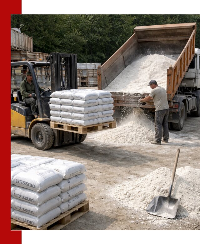 Доставка строительной извести оптом и в розницу в Вольске