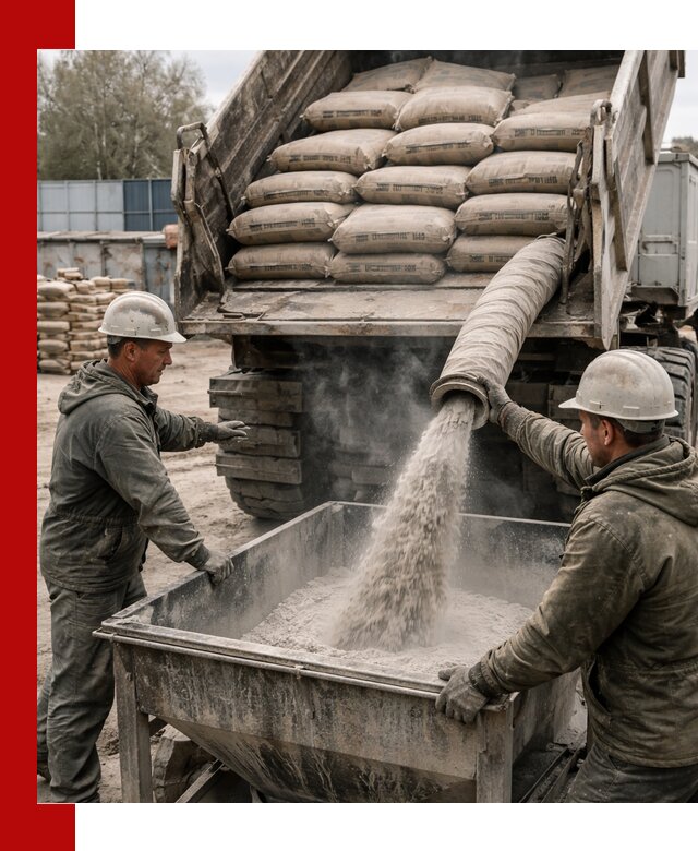 Доставка цемента М400 в Вольске оптом и в розницу