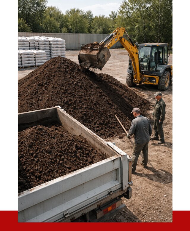 Растительный грунт с доставкой в Вольске от 3241 р. | ПРОНЕРУДВль