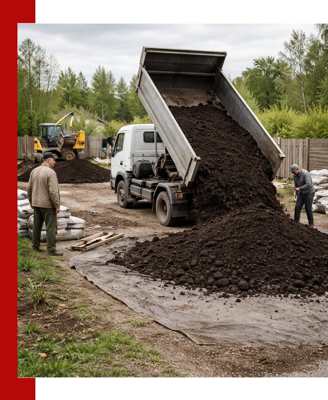 Доставка качественного почвогрунта в Вольске оптом и в розницу