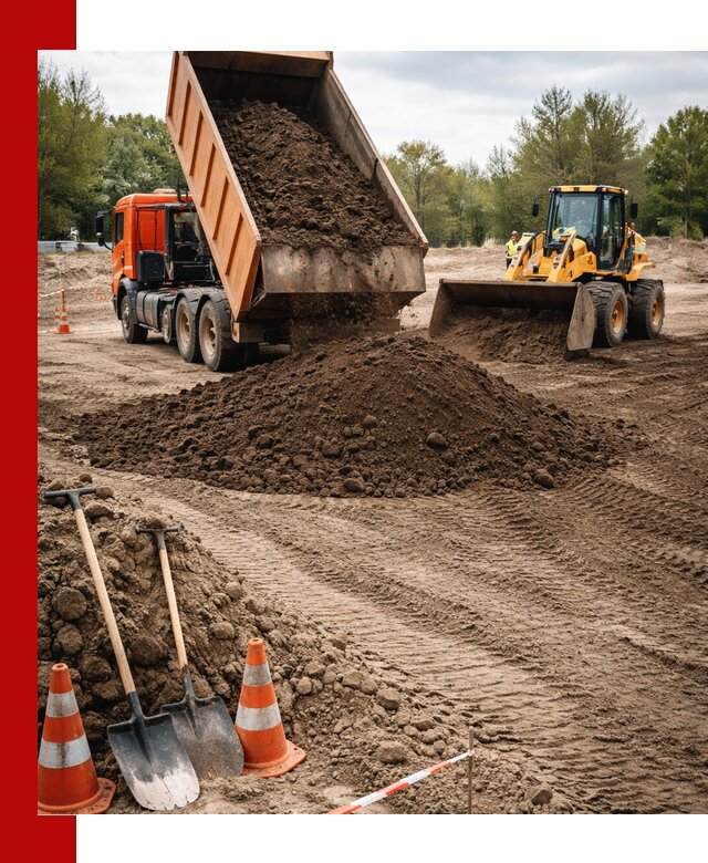 Поставка и доставка планировочного грунта в Вольске