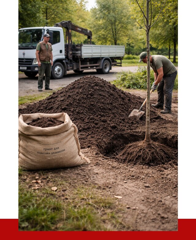 Грунт для посадки деревьев в Вольске от 1215 р. | ПРОНЕРУДВль