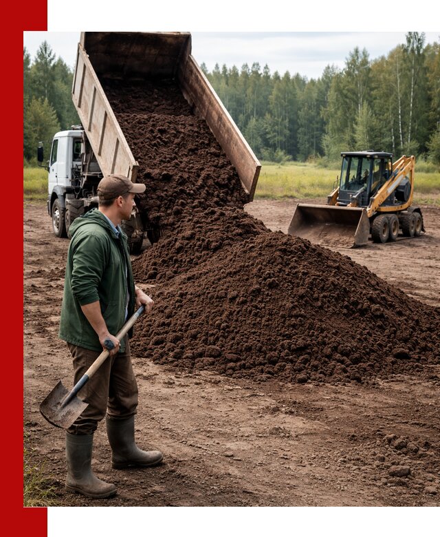 Купить верховой торф с доставкой в Вольске для садоводства и растений