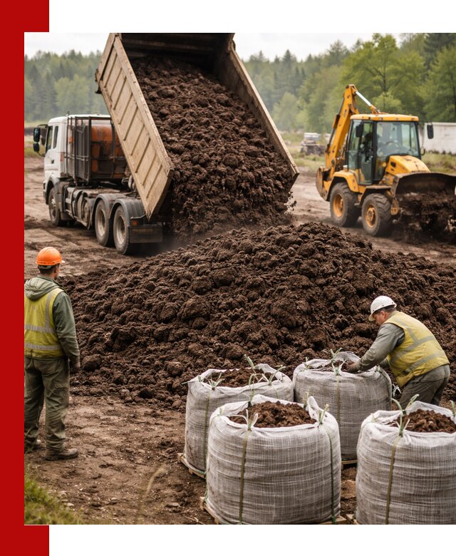 Доставка нейтрального торфа в Вольске оптом и в розницу
