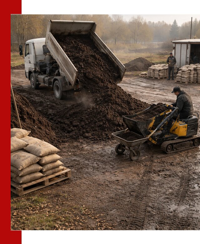 Кислый торф в доставке по выгодным ценам в Вольске