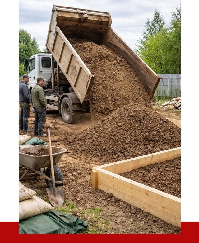 Торфо песчаная смесь в Вольске с доставкой от 1873 р. | ПРОНЕРУДВль