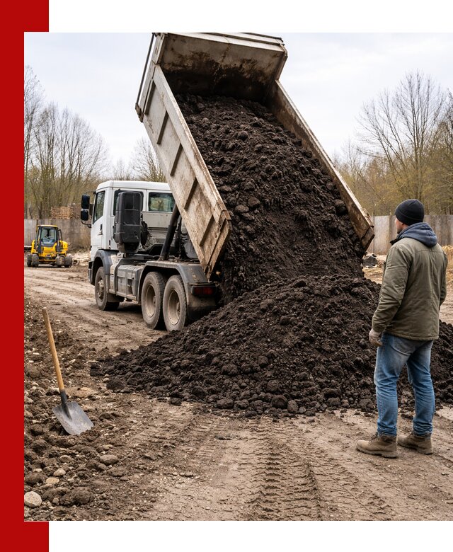 Доставка чернозема навалом в Вольске быстро и выгодно