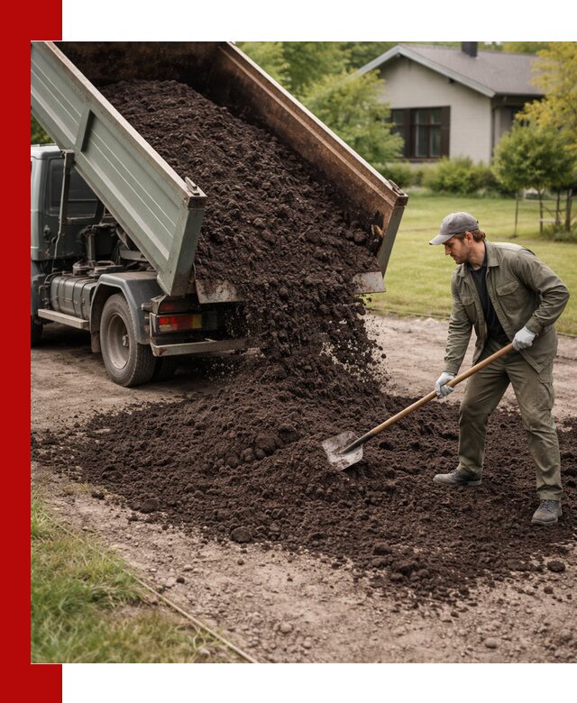Чернозем для газона с доставкой в Вольске быстро и качественно