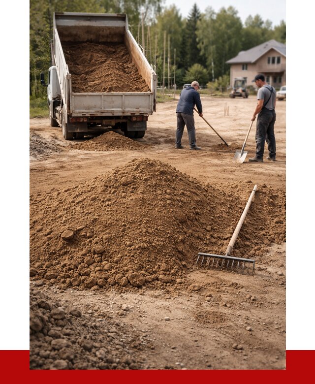 Суглинок для планировки в Вольске с доставкой от 4253 р. | ПРОНЕРУДВль