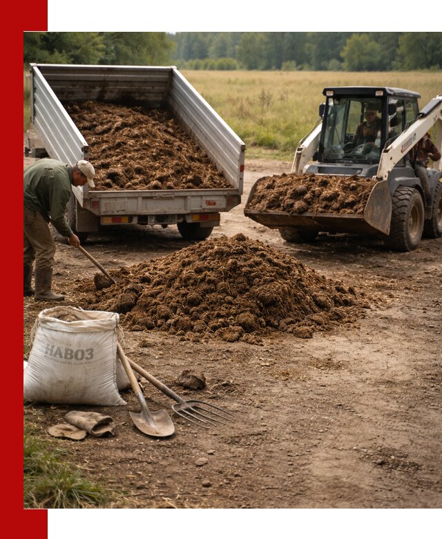 Доставка конского навоза в Вольске с разгрузкой и доставкой на объект