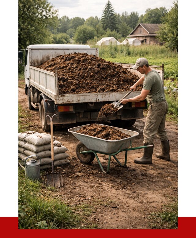 Купить коровий навоз с доставкой в Вольске от 1823 р. | ПРОНЕРУДВль