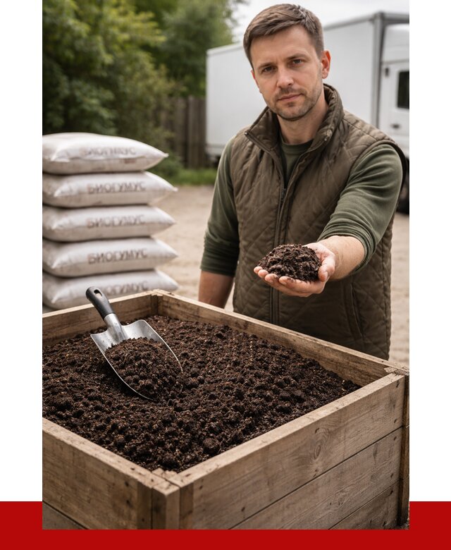 Купить биогумус в Вольске с доставкой от 8608 р. за куб | ПРОНЕРУДВль